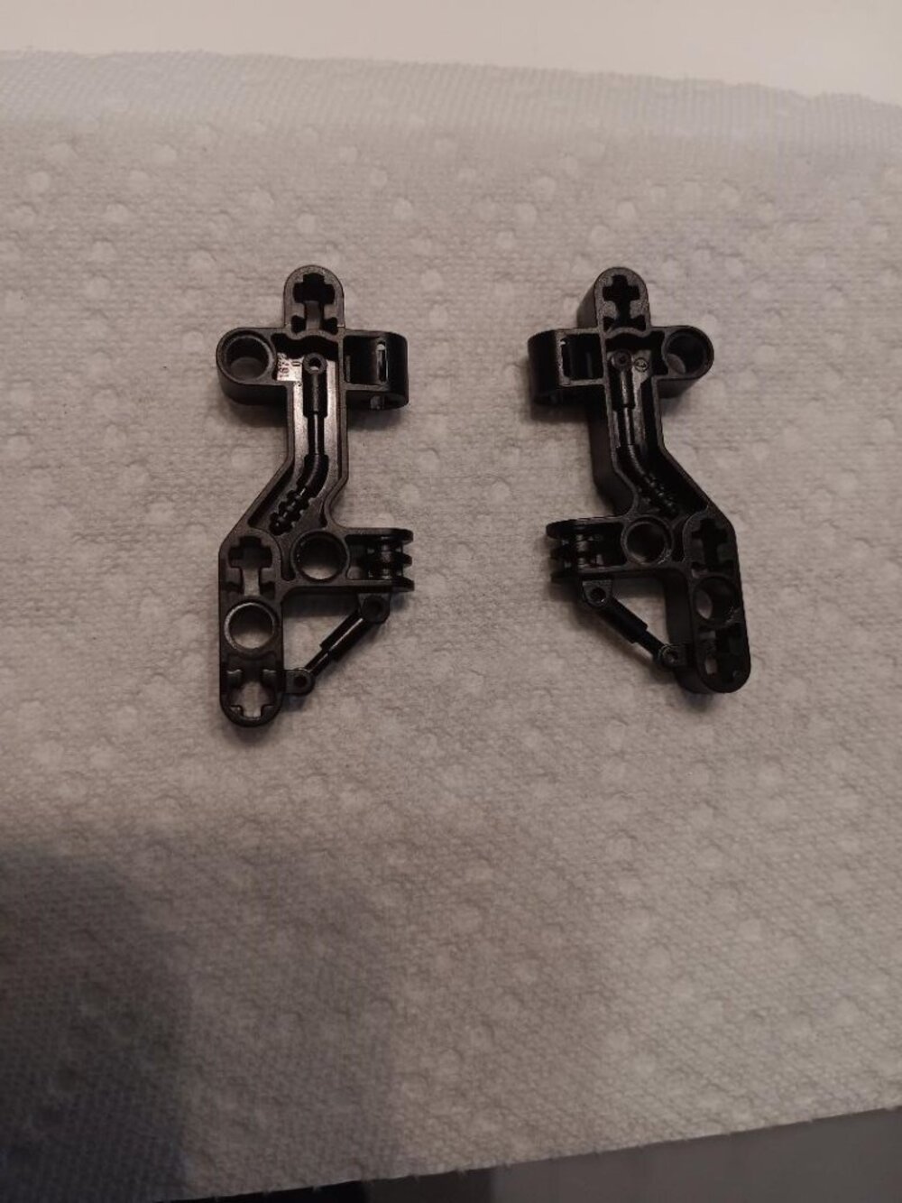 2 Pcs Lego Technic Bionicle Beam w Axelholes Bohrok Shoulder Liftarm Limb Replac